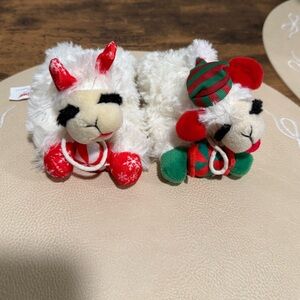 Lamb Chop Dog Toy-2 Pack- Size Small